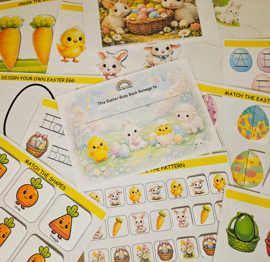 Easter Theme Busy Book (2-4 Years)