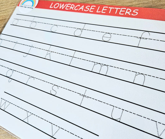 Tracing Lowercase Letters