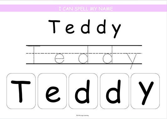 Personalised Name Page
