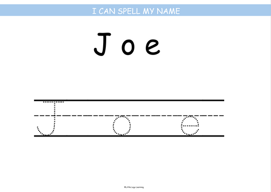 Personalised Name Page