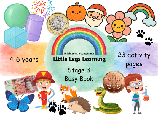 Stage 3 - Early Years Busy Book (4-6 years)